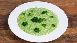 risotto crema broccoli